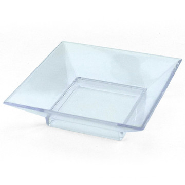 PP / PS Plastic Disk Einweg-Untertasse 2 &quot;Square Dish